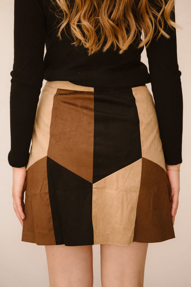 Rozalin rokje suede - Bij Keesje - Bij Keesje