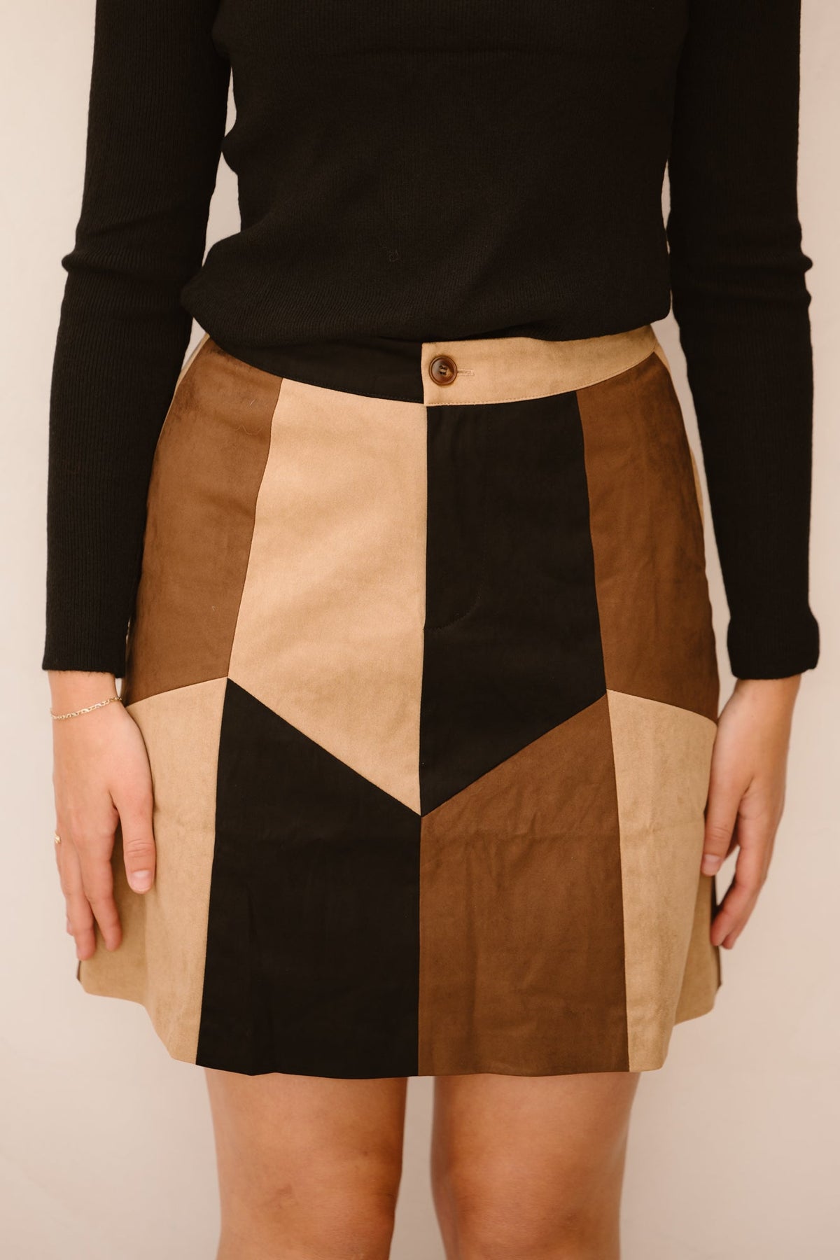 Rozalin rokje suede - Bij Keesje - Bij Keesje