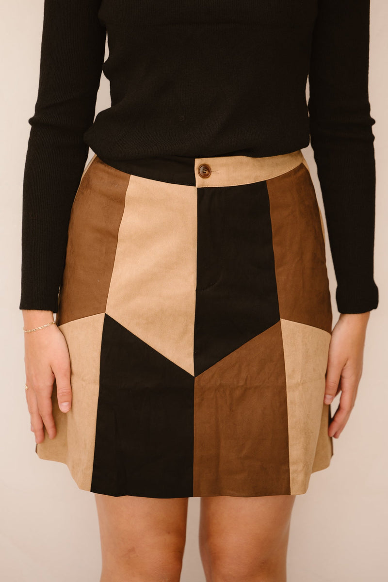 Rozalin rokje suede - Bij Keesje - Bij Keesje