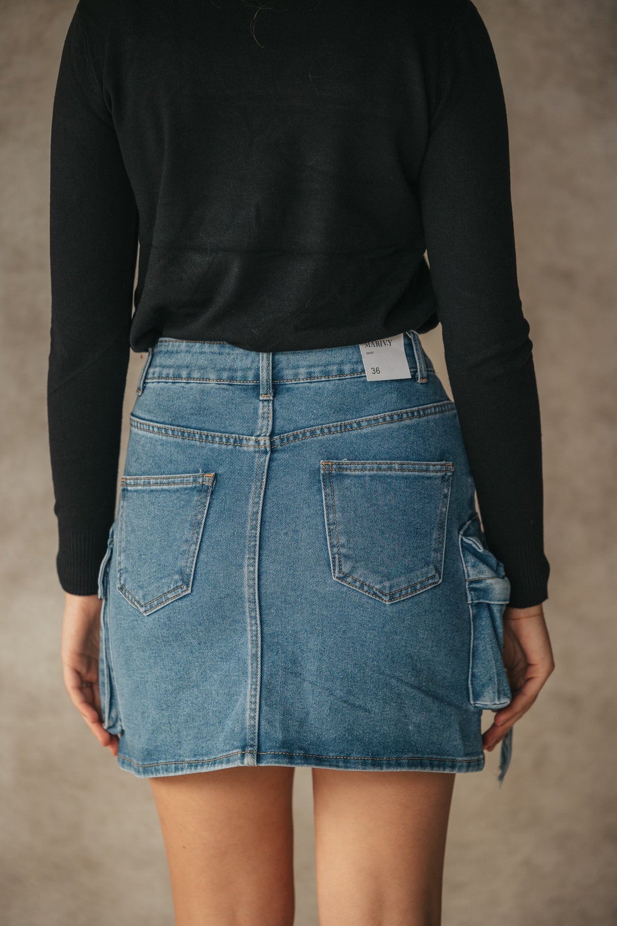 Rozemarijn denim skirt - Bij Keesje