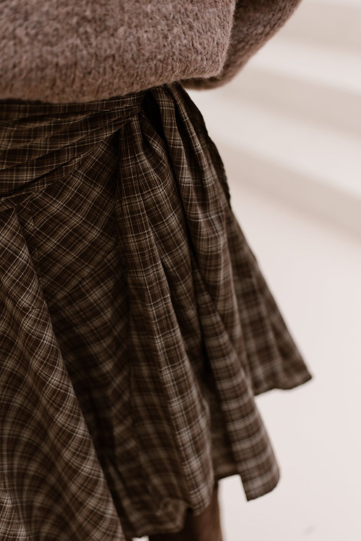 Sabella check skirt - Bij Keesje - Neo Noir - Rok