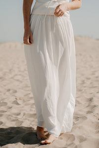 Sabria chiffon skirt off white - Bij Keesje - Neo Noir - Rok