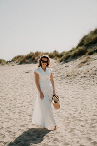 Sabria chiffon skirt off white - Bij Keesje - Neo Noir - Rok