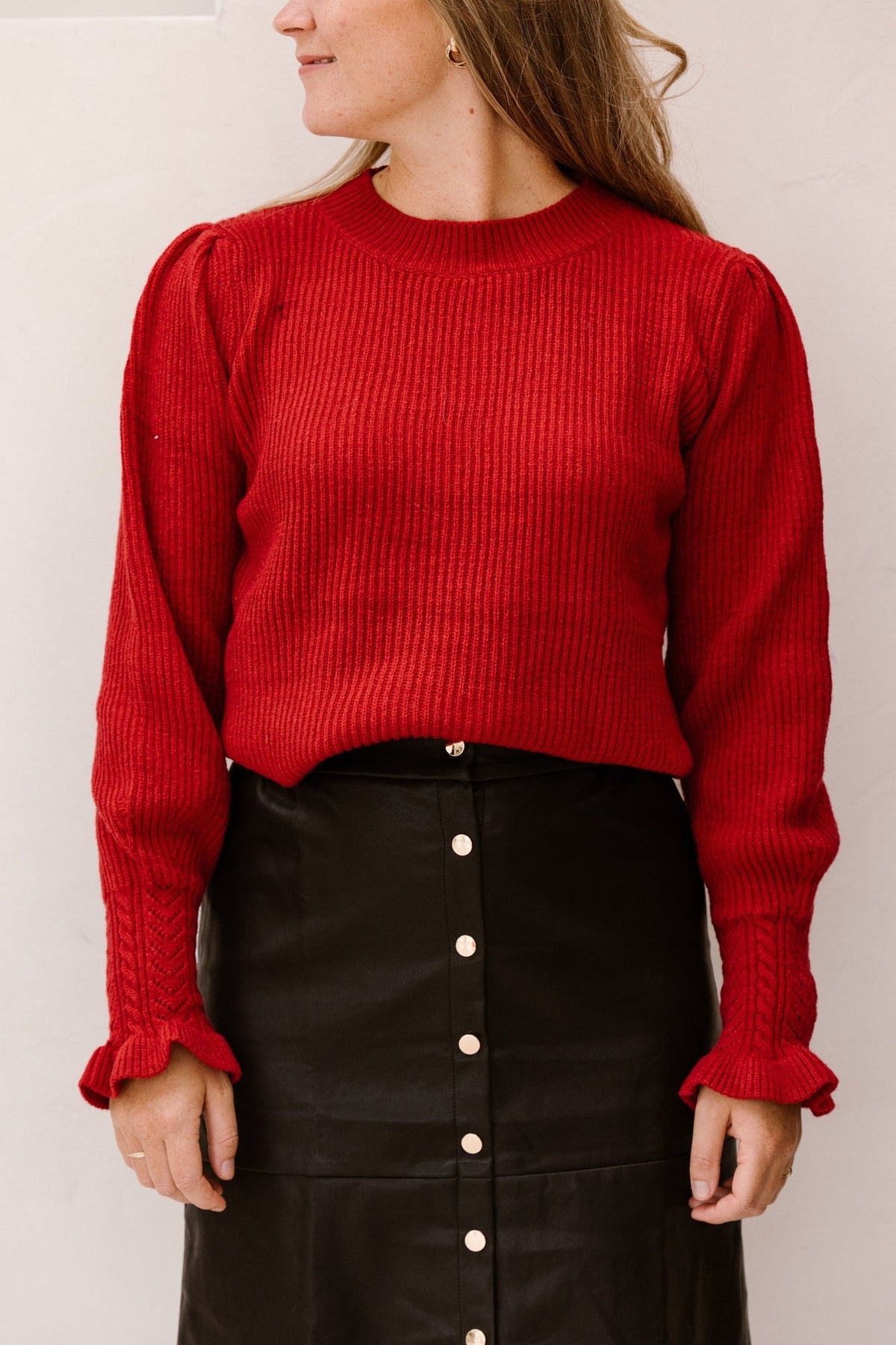 Sally trui rood - Bij Keesje - Bij Keesje