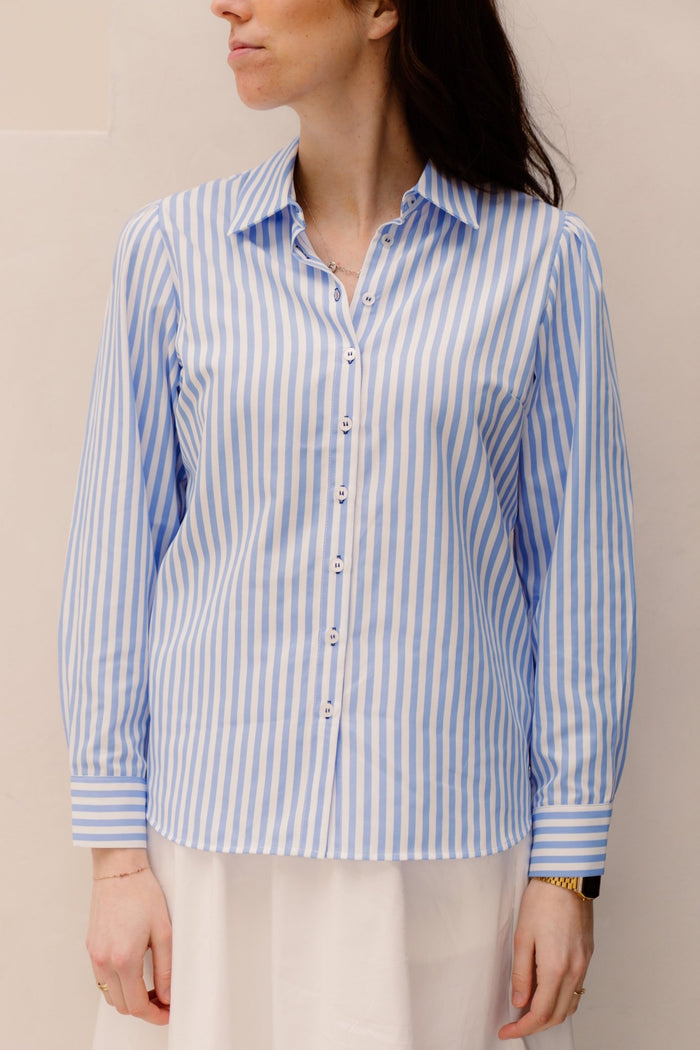 Sam Blouse Striped Blue - Bij Keesje - Elvira - Blouse