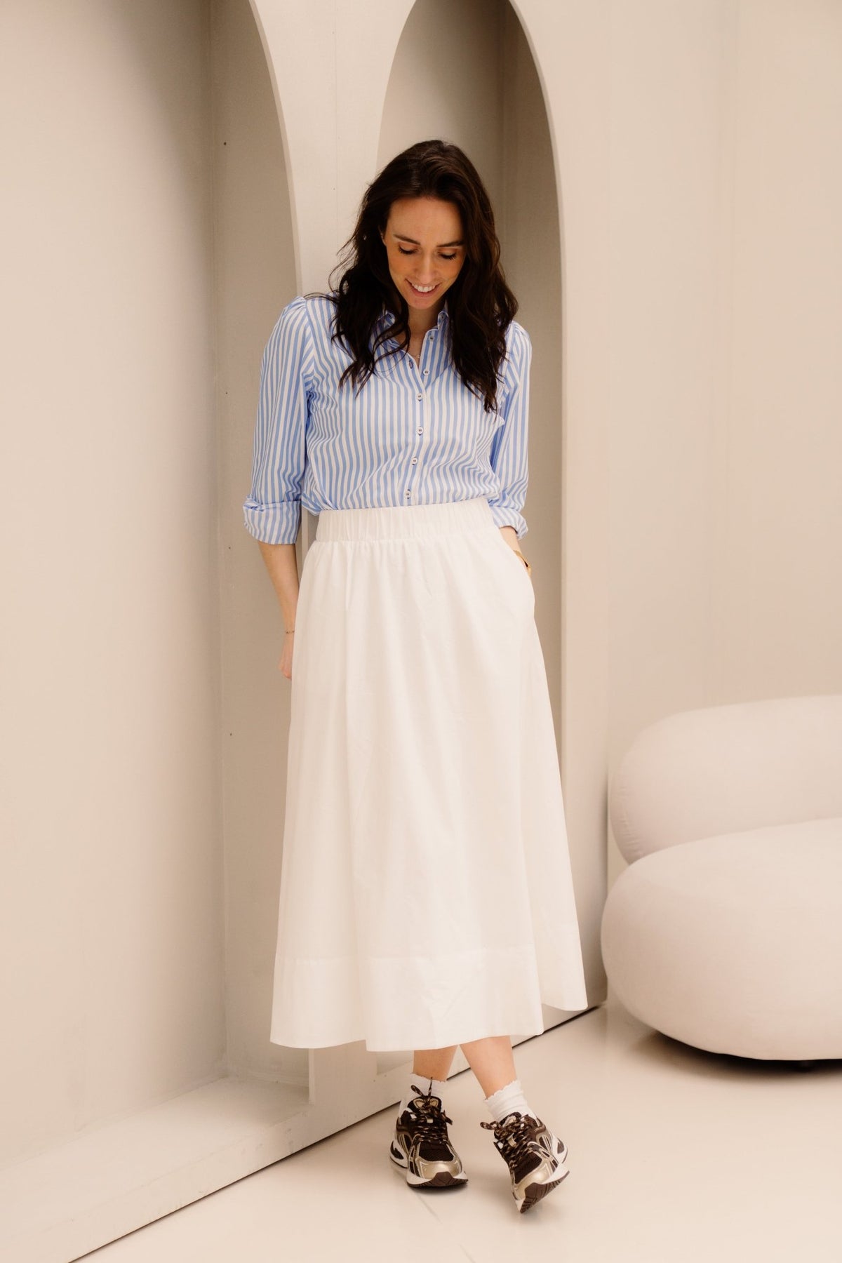 Sam Blouse Striped Blue - Bij Keesje - Elvira - Blouse