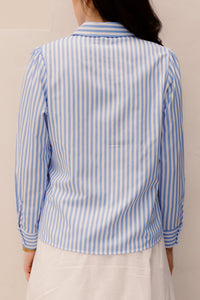 Sam Blouse Striped Blue - Bij Keesje - Elvira - Blouse