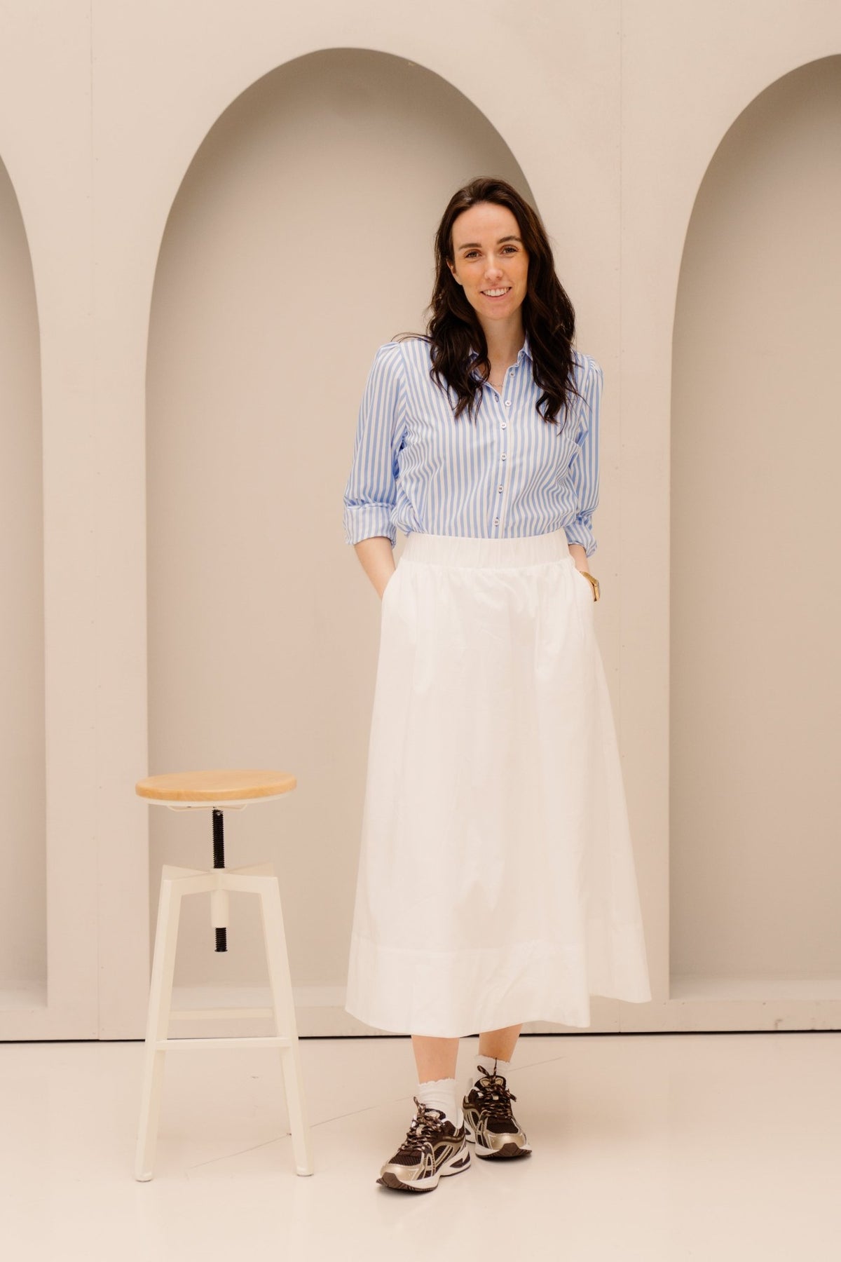 Sam Blouse Striped Blue - Bij Keesje - Elvira - Blouse