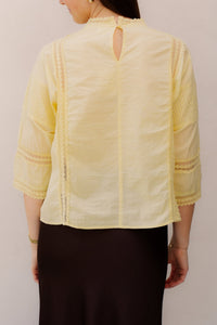 Samilou blouse butter yellow - Bij Keesje - Ange - blouse
