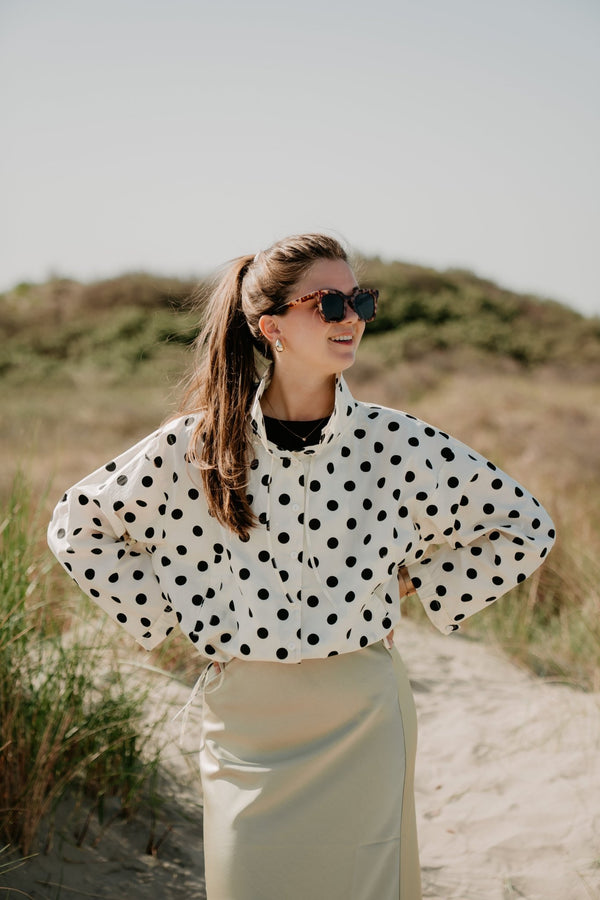 Sammy polkadot jasje - Bij Keesje - Bij Keesje - Jas