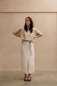 Sandra top off white - Bij Keesje - Bij Keesje The Label - top