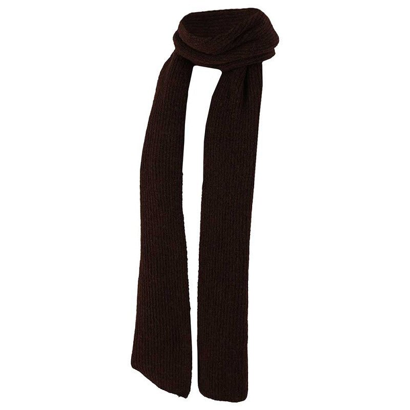 Sarlini Ladies Knit Scarf Brown Melange - Bij Keesje - Sarlini