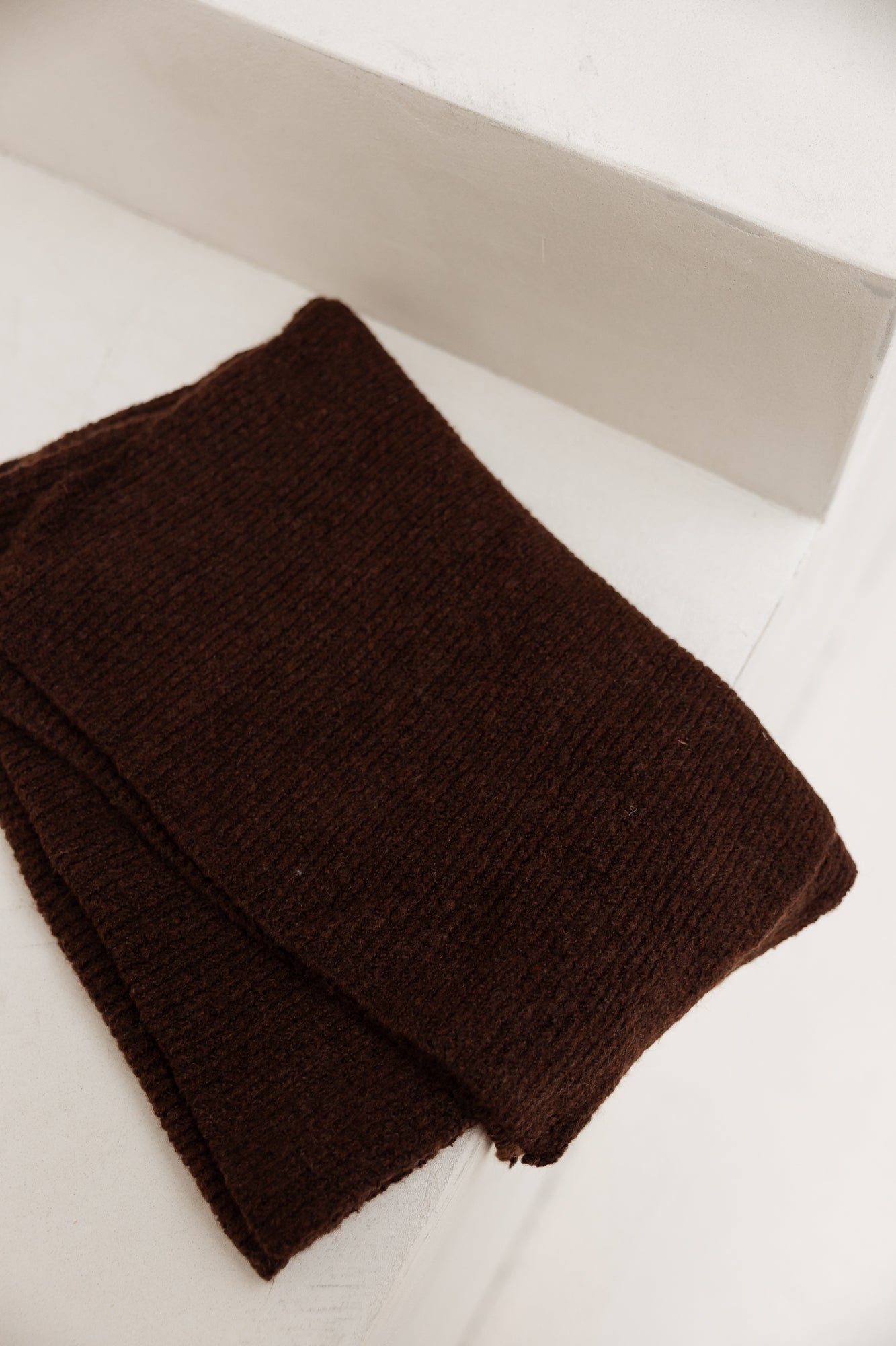 Sarlini Ladies Knit Scarf Brown Melange - Bij Keesje - Sarlini