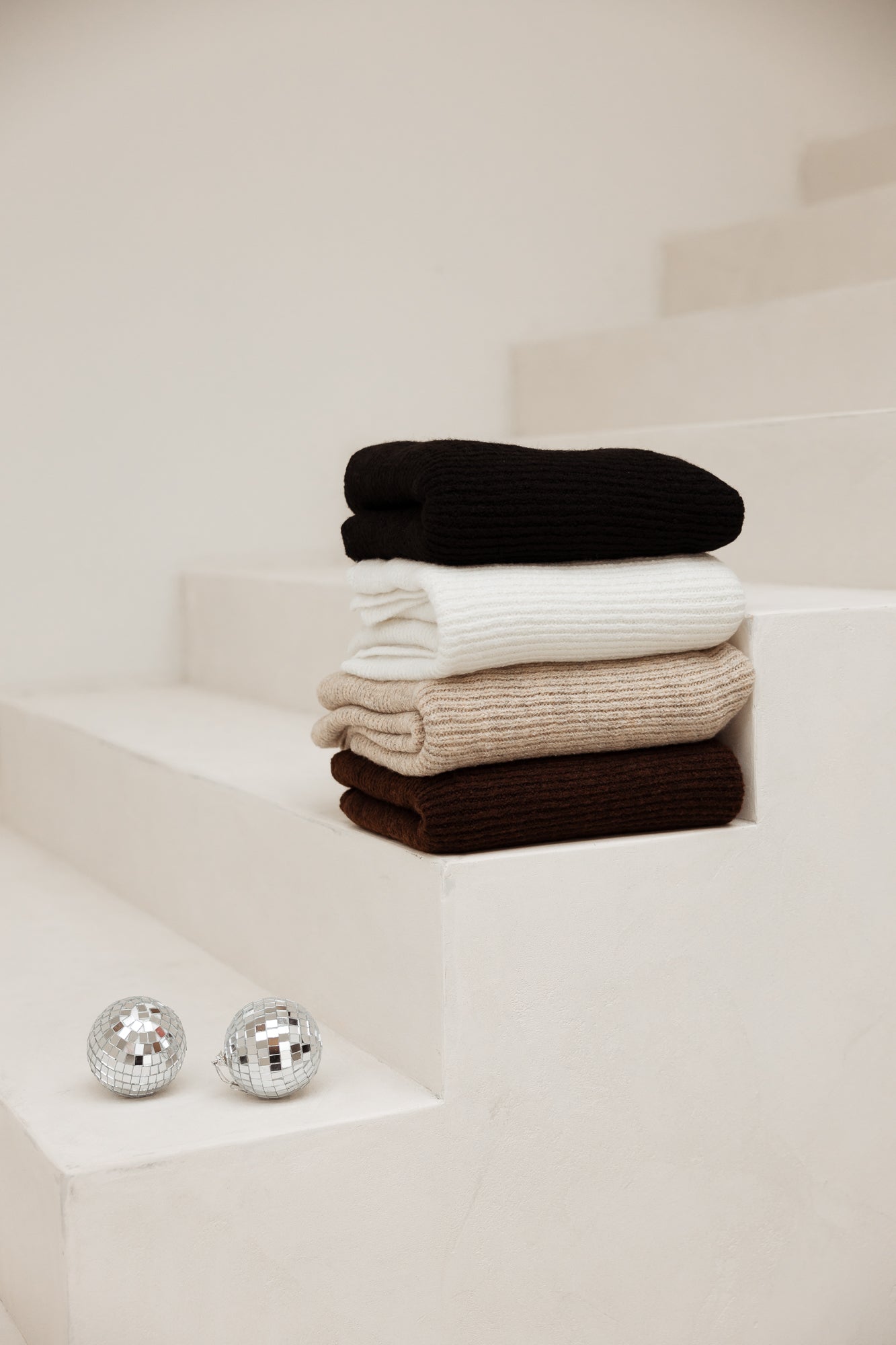 Sarlini Ladies Knit Scarf Woolwhite - Bij Keesje - Sarlini