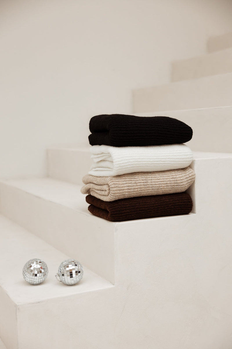 Sarlini Ladies Knit Scarf Woolwhite - Bij Keesje - Sarlini