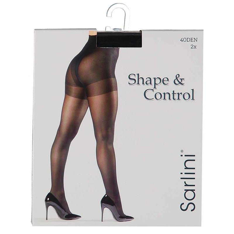 Sarlini Ladies Shaping Tights 40 Den 2 - pack Black - Bij Keesje - Sarlini