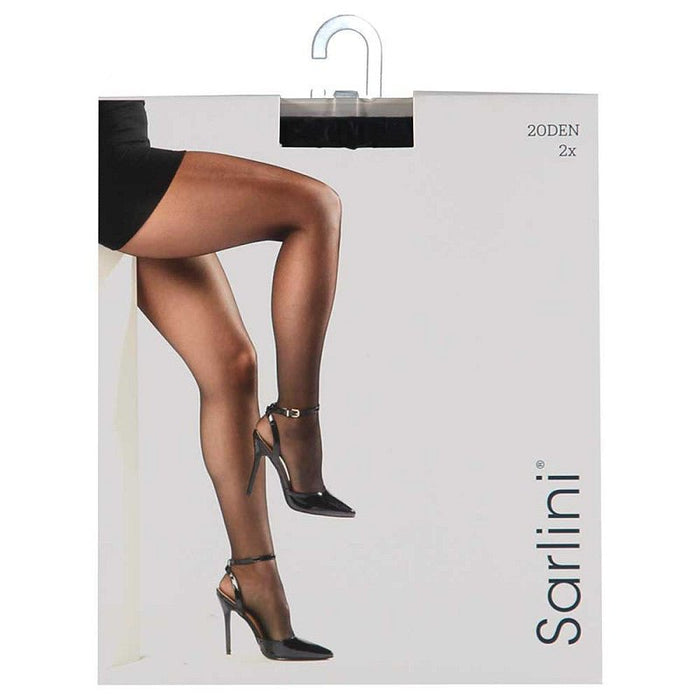 Sarlini Ladies Tights 20 Den 2 - pack Black - Bij Keesje - Sarlini