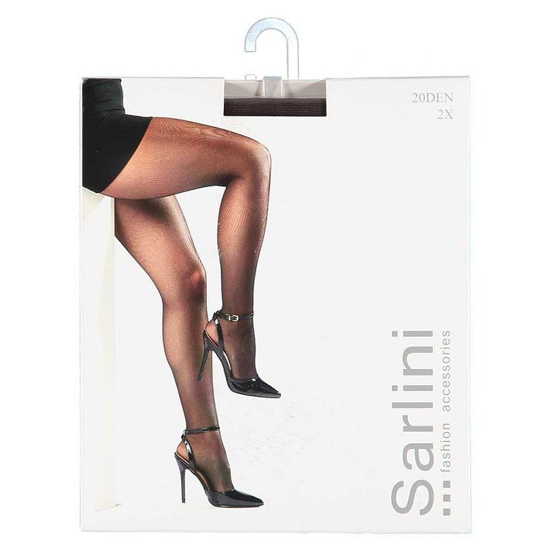 Sarlini Ladies Tights 20 Den 2 - pack Mokka - Bij Keesje - Sarlini