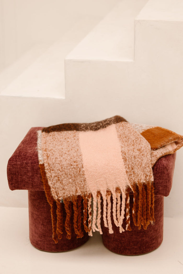 Sarlini scarf Maria midbrown - Bij Keesje - Sarlini