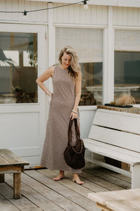 Saxton Check Dress Brown - Bij Keesje - Neo Noir - Jurk