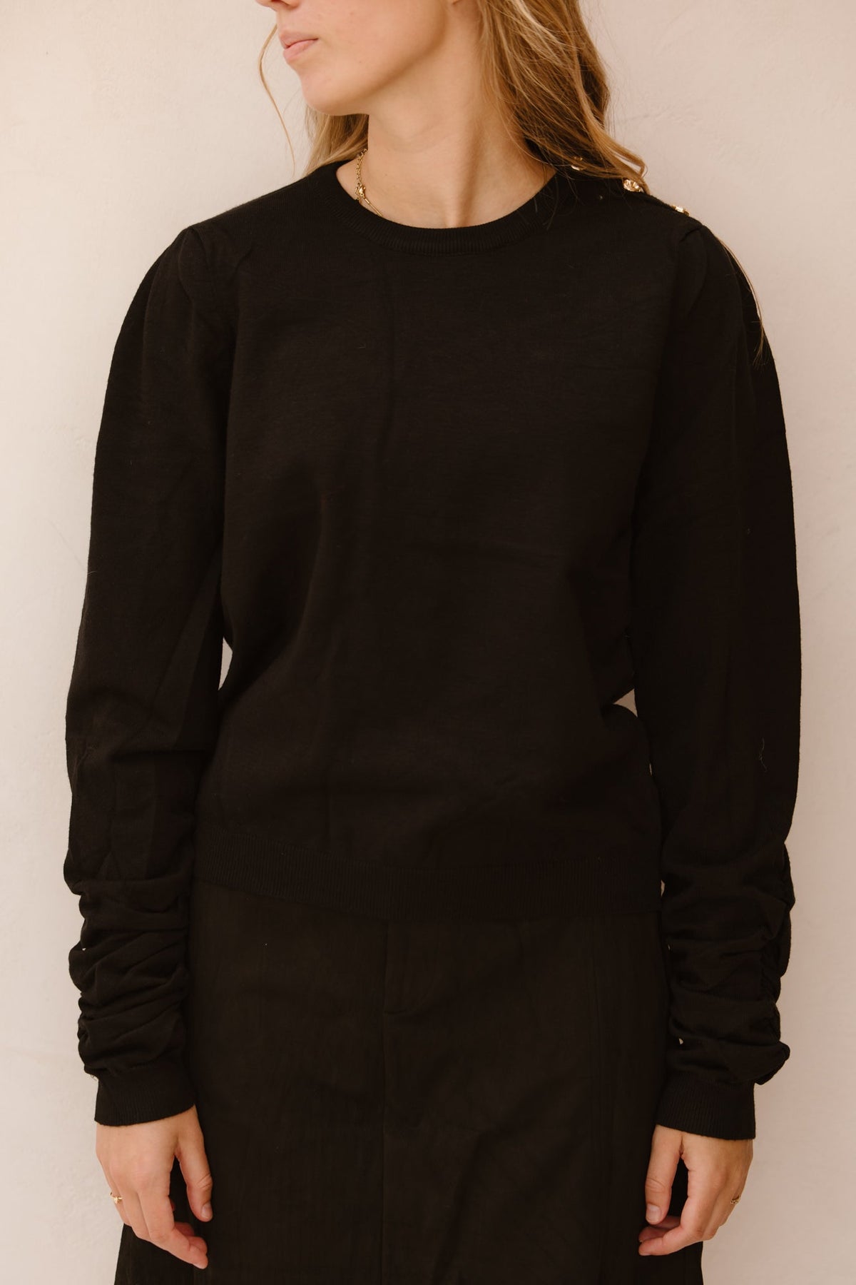 Saya sweater black - Bij Keesje - Bij Keesje