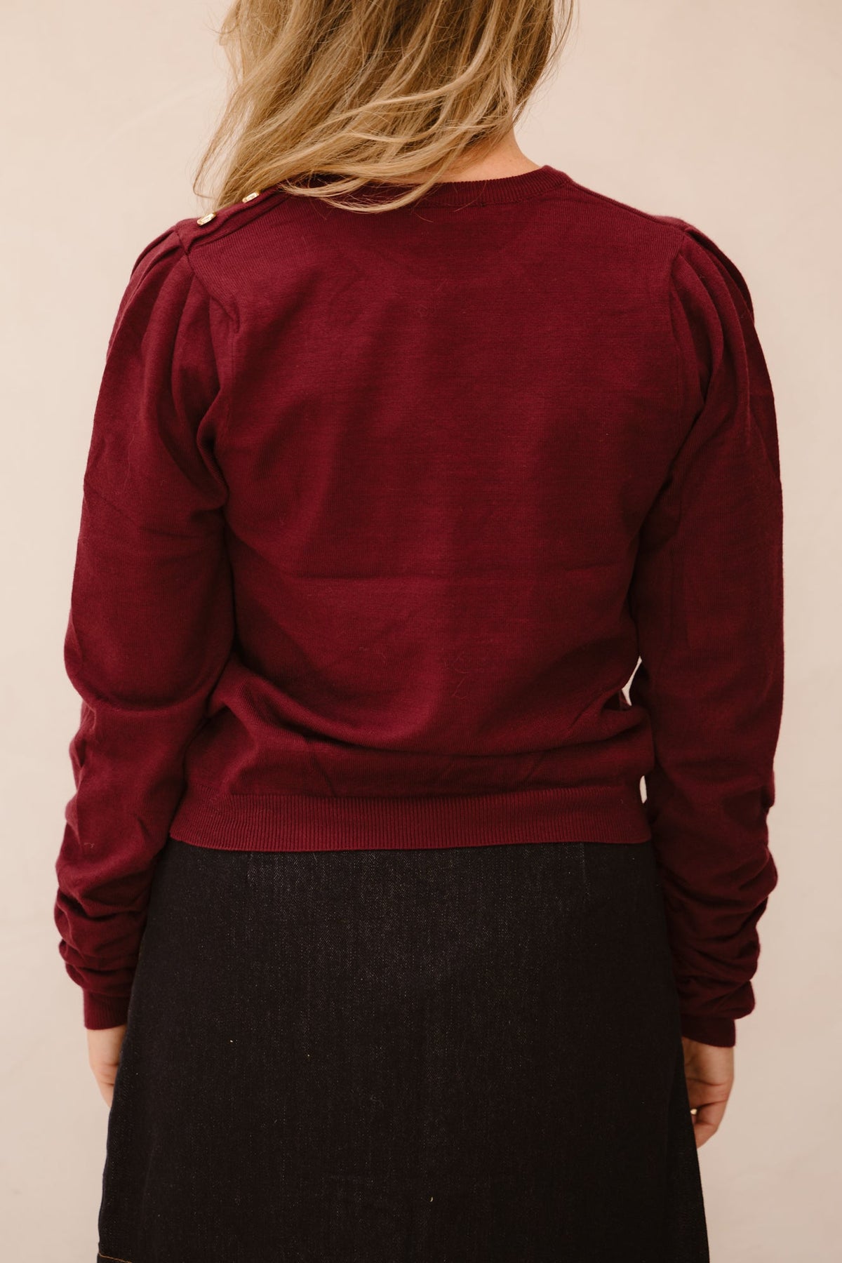 Saya sweater bordeaux - Bij Keesje - Bij Keesje
