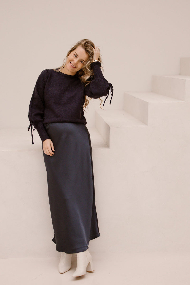 Scottie knit sweater midnight blue - Bij Keesje - FLURESK