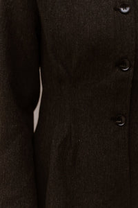 Senara Blazer Dark Grey Melange - Bij Keesje - Neo Noir