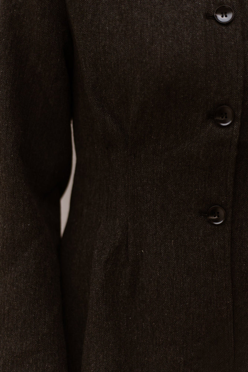 Senara Blazer Dark Grey Melange - Bij Keesje - Neo Noir