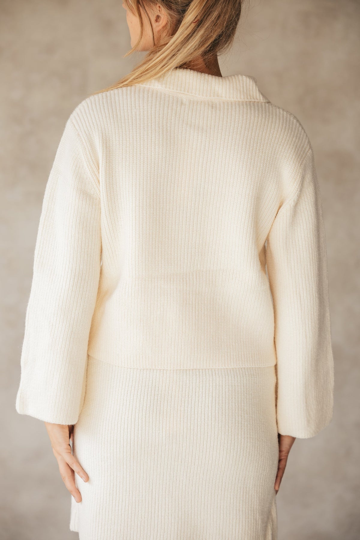 Senna cardigan off white - Bij Keesje