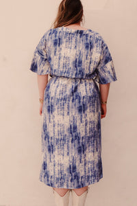 Seren Dress Offwhite/Dusty Blue - Bij Keesje - exxcellent - Jurk