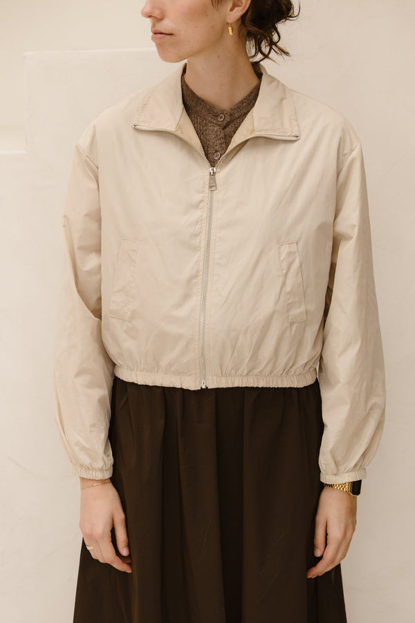 Short beige bomber jacket - Bij Keesje - Bij Keesje