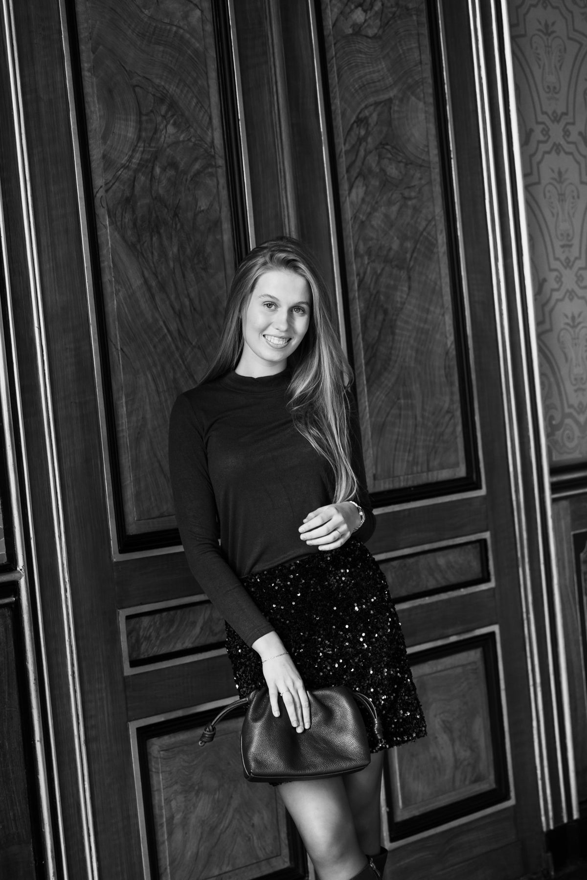 Short paillet skirt brown - Bij Keesje - Bij Keesje