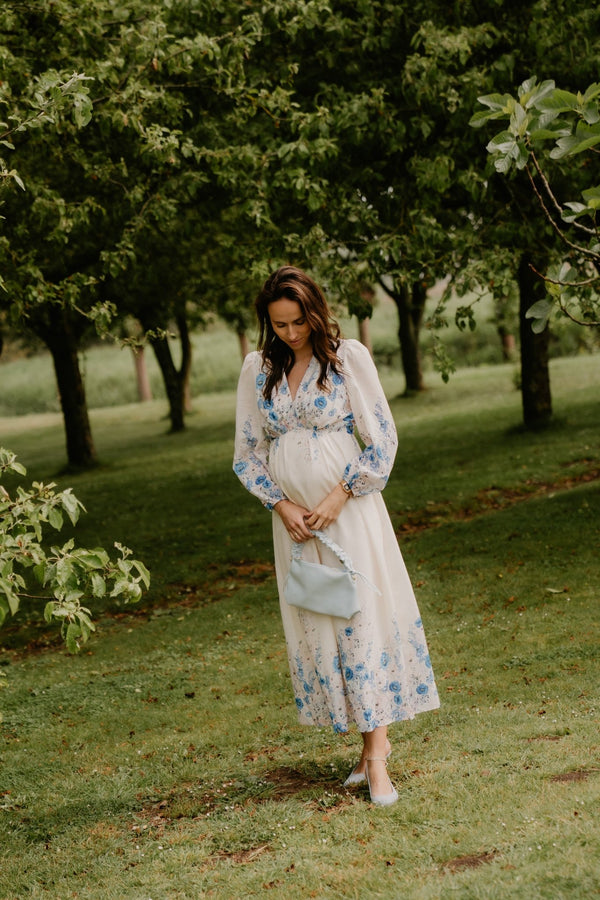 Silfi Flower Print Dress Blue - Bij Keesje - Neo Noir - Jurk