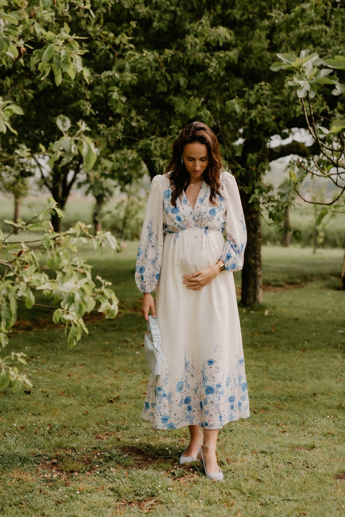 Silfi Flower Print Dress Blue - Bij Keesje - Neo Noir - Jurk