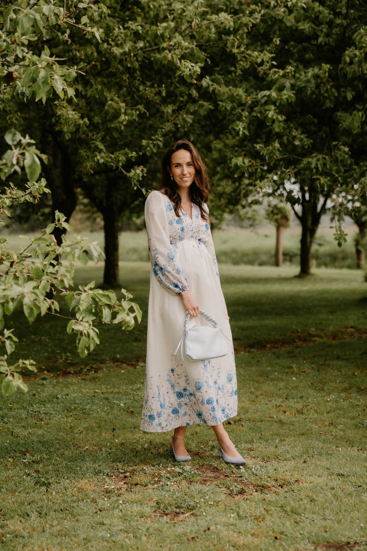 Silfi Flower Print Dress Blue - Bij Keesje - Neo Noir - Jurk
