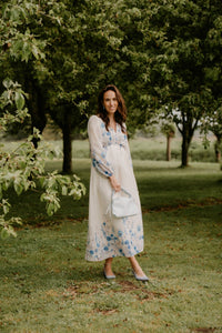 Silfi Flower Print Dress Blue - Bij Keesje - Neo Noir - Jurk