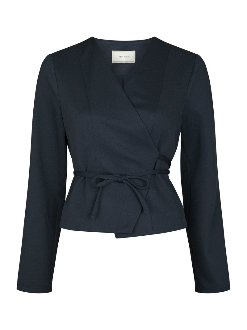 Simmi wrap blouse navy - Bij Keesje - Neo Noir
