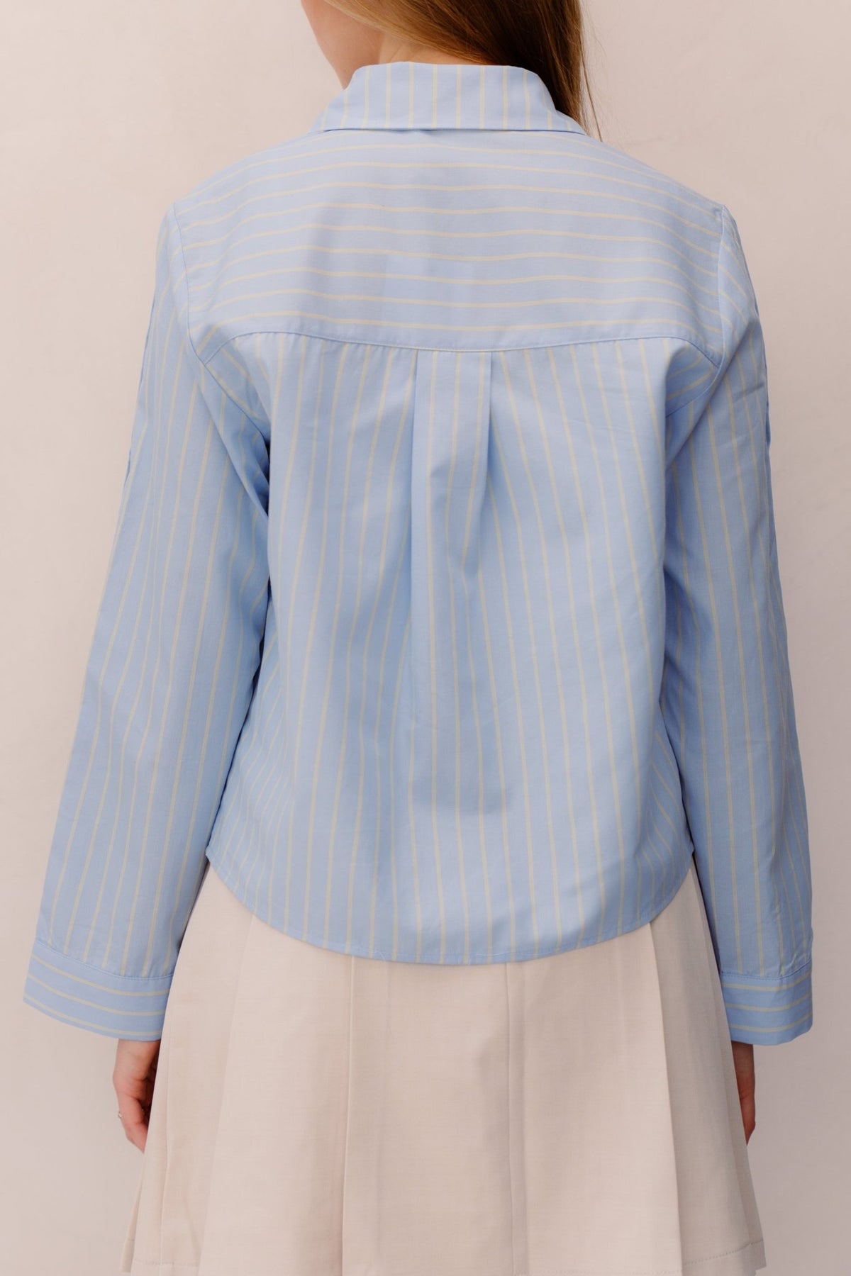 SimoCC Stripe Button Shirt Pale - Blue - Bij Keesje - Co'couture - Blouse