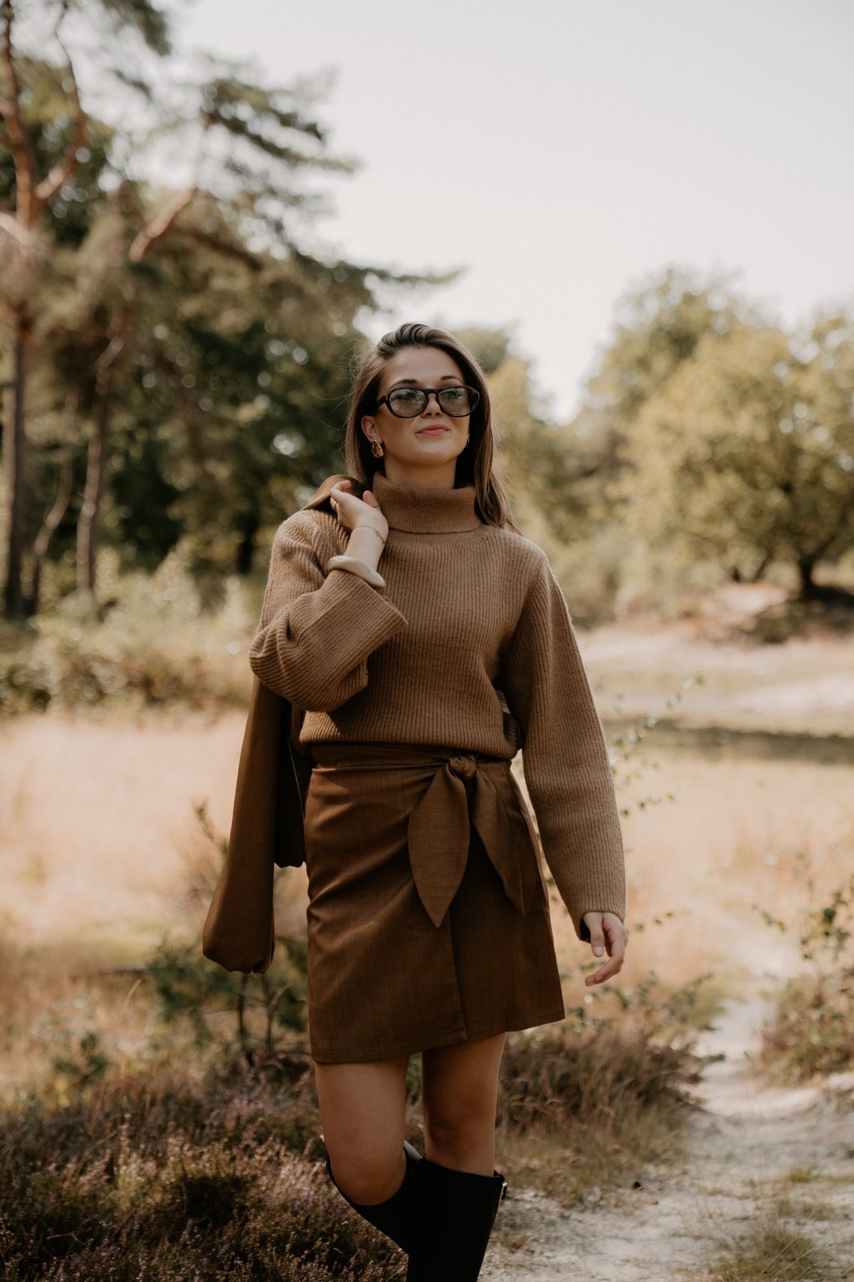 Simone Skirt Camel - Bij Keesje - Bij Keesje The Label - Rok