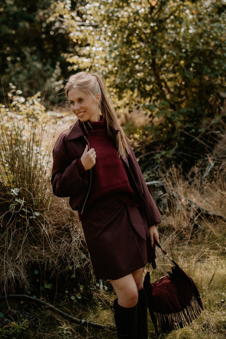 Simone Skirt Plum