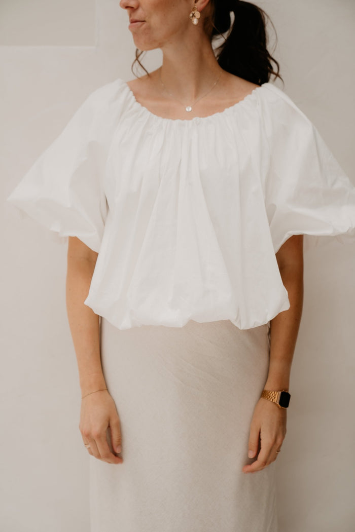 Simone top wit - Bij Keesje - Bij Keesje - Top