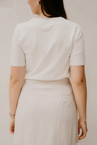 Sjanne hart top wit - Bij Keesje - Bij Keesje - Top