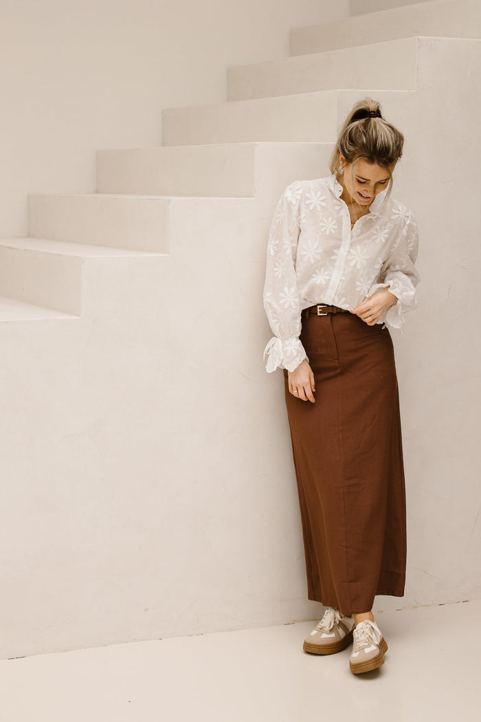 Skirt brown 336 - Bij Keesje - Bij Keesje