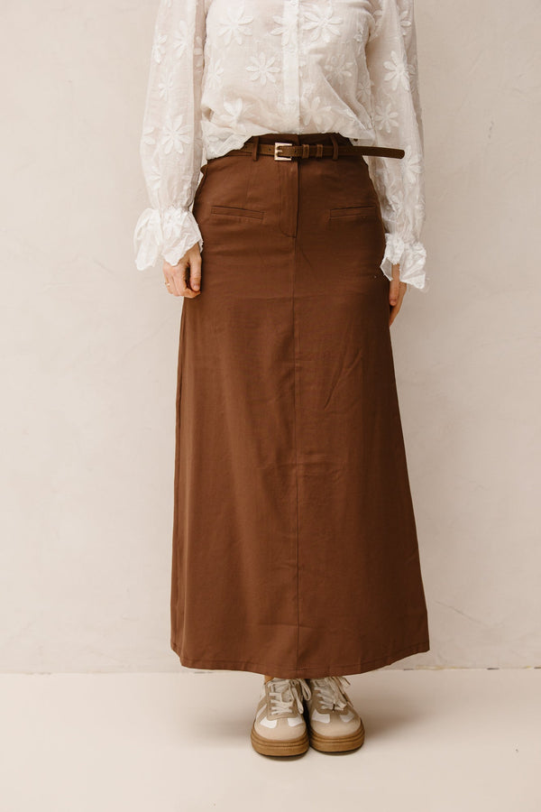 Skirt brown 336 - Bij Keesje - Bij Keesje