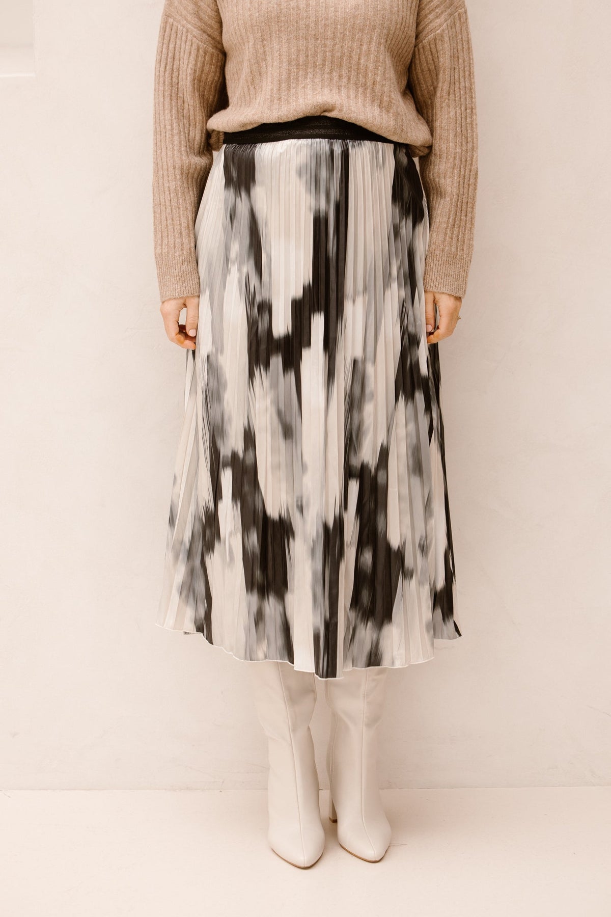 Skirt plisse fade print 713 - Bij Keesje - Esqualo