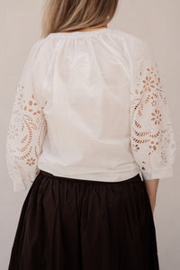 SL Blouse white 26338 - Bij Keesje - Smashed Lemon - blouse