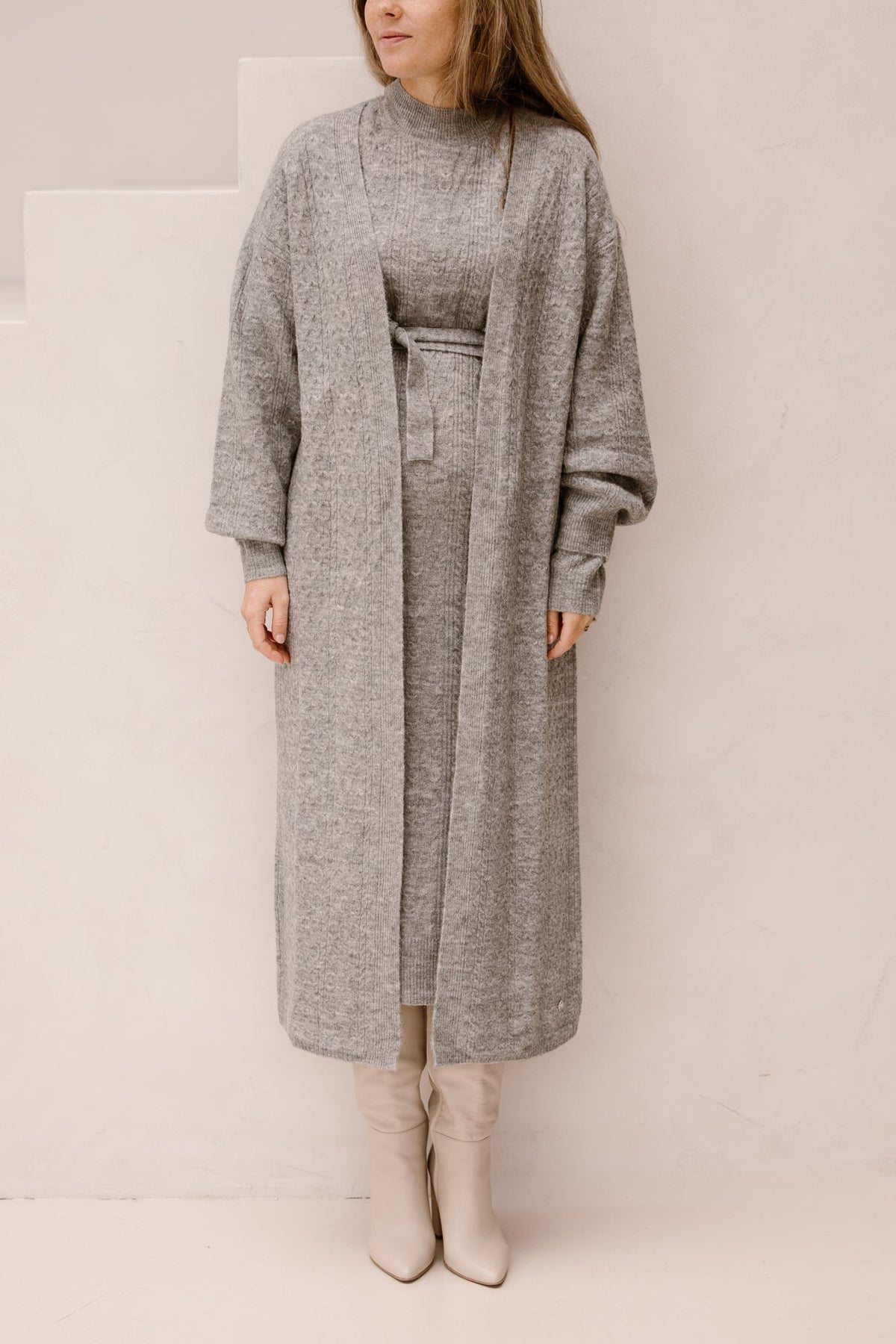 SL Cardigan grey 25509 - Bij Keesje - Smashed Lemon