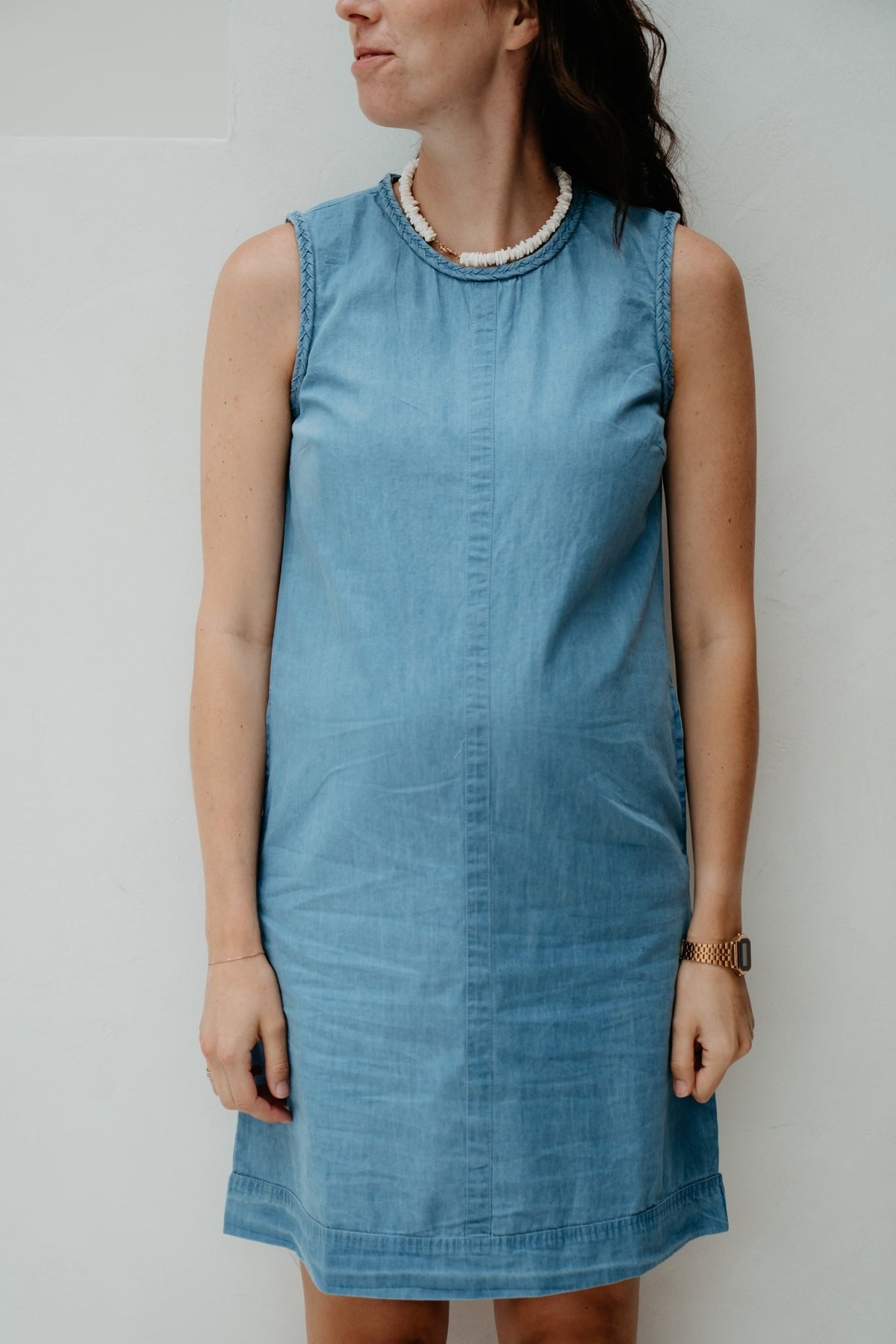 SL Denim Dress 26383 - Bij Keesje - Smashed Lemon - Jurk