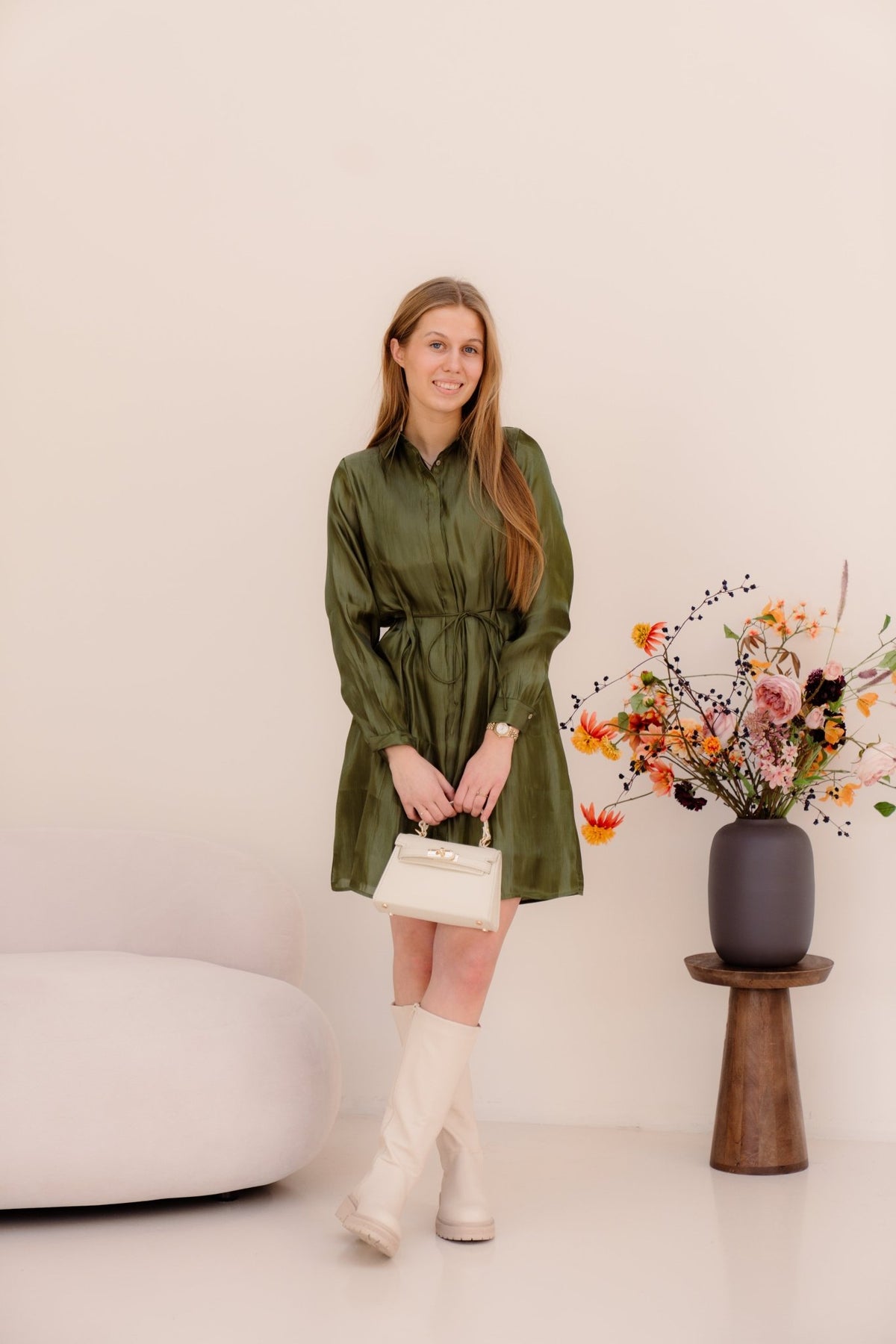 SL Dress Army 26102 - Bij Keesje - Smashed Lemon - Jurk